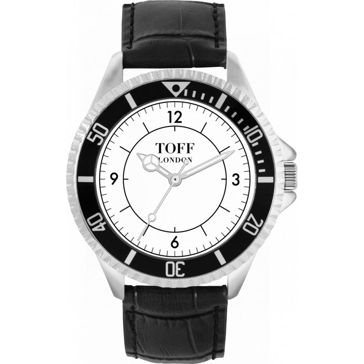 Mens Traditional White Batons Watch