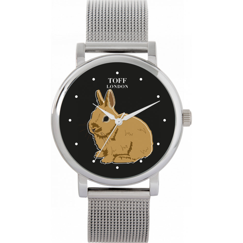 Ladies Brown Netherland Dwarf Rabbit Watch