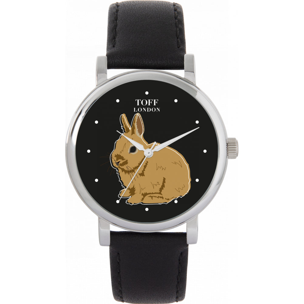 Ladies Brown Netherland Dwarf Rabbit Watch