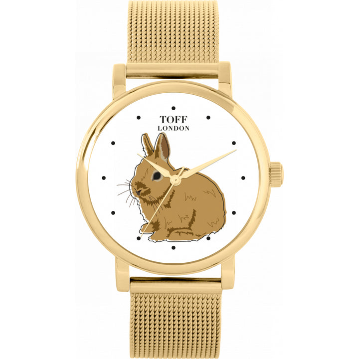 Ladies Brown Netherland Dwarf Rabbit Watch