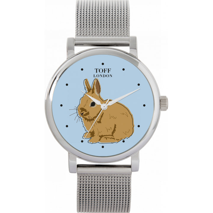 Ladies Brown Netherland Dwarf Rabbit Watch