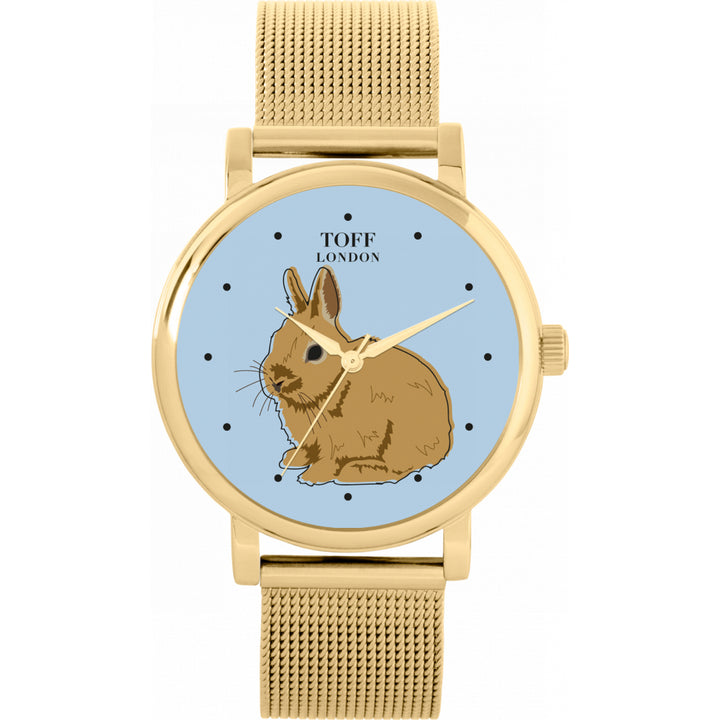 Ladies Brown Netherland Dwarf Rabbit Watch