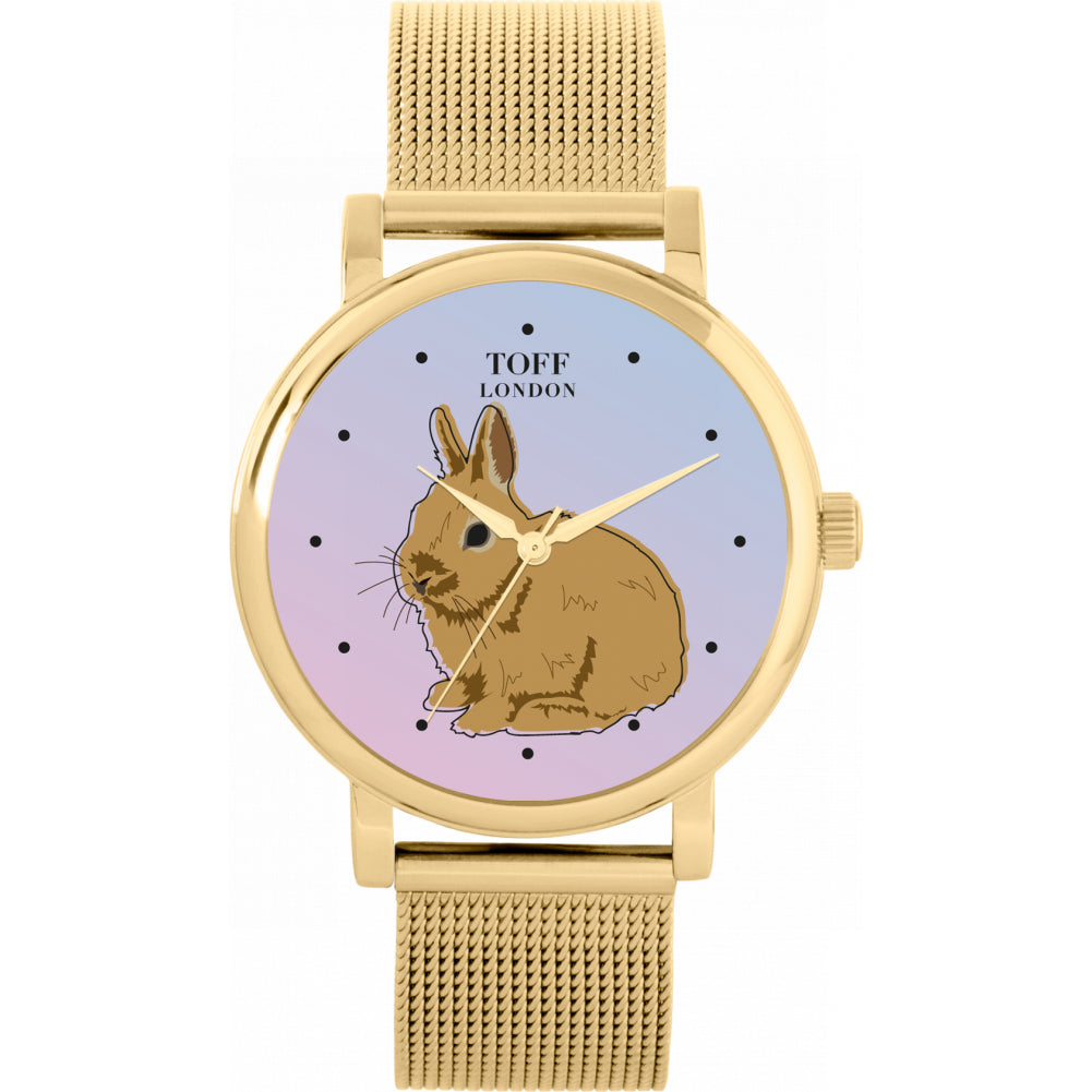 Ladies Brown Netherland Dwarf Rabbit Watch