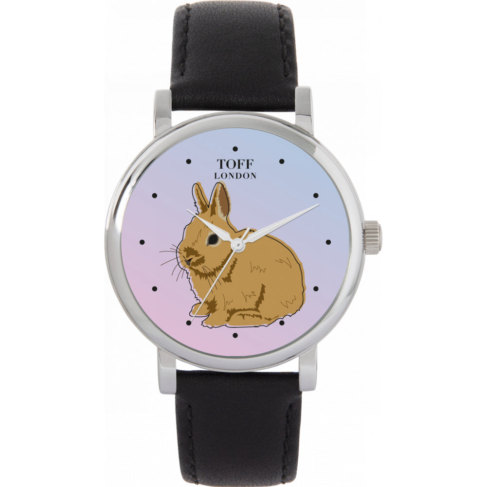 Ladies Brown Netherland Dwarf Rabbit Watch
