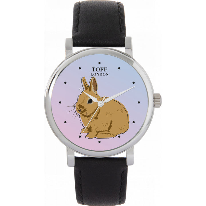 Ladies Brown Netherland Dwarf Rabbit Watch