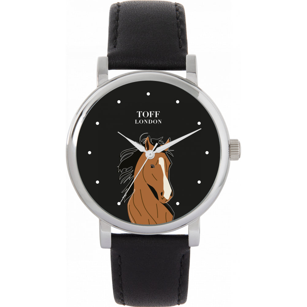 Ladies Brown Arabian Horse Watch