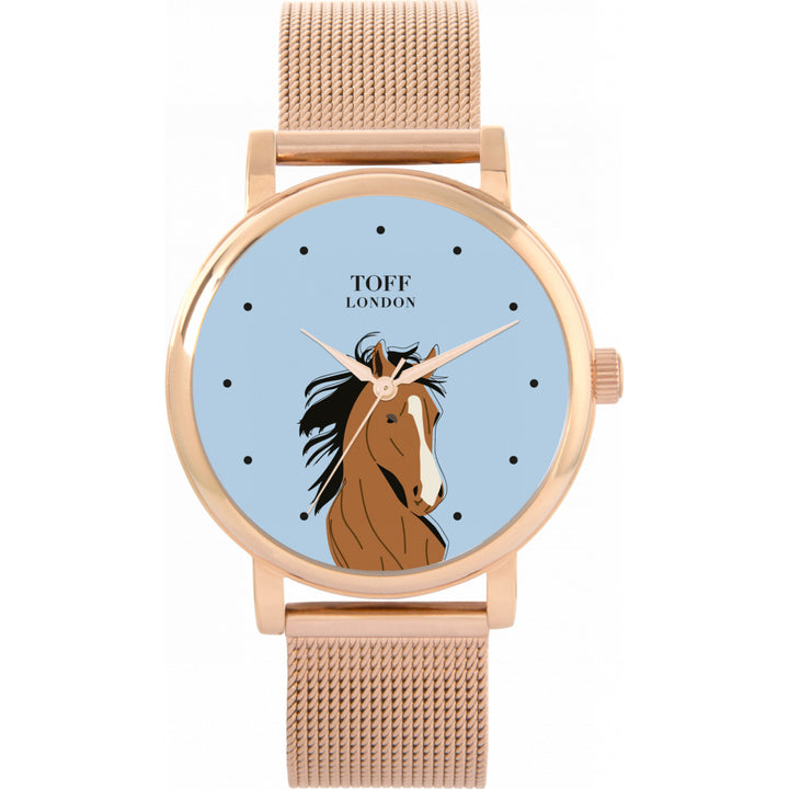 Ladies Brown Arabian Horse Watch