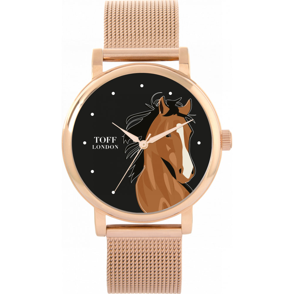Ladies Brown Arabian Horse Watch