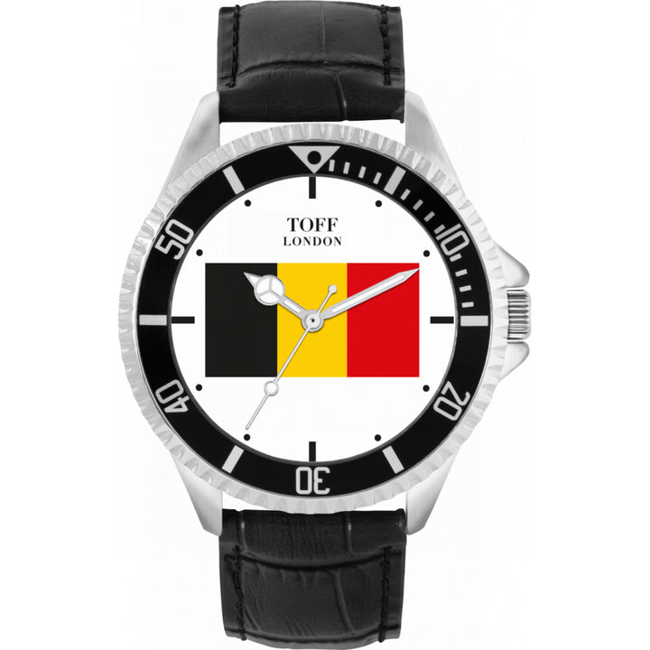 Mens Belgium Flag Watch