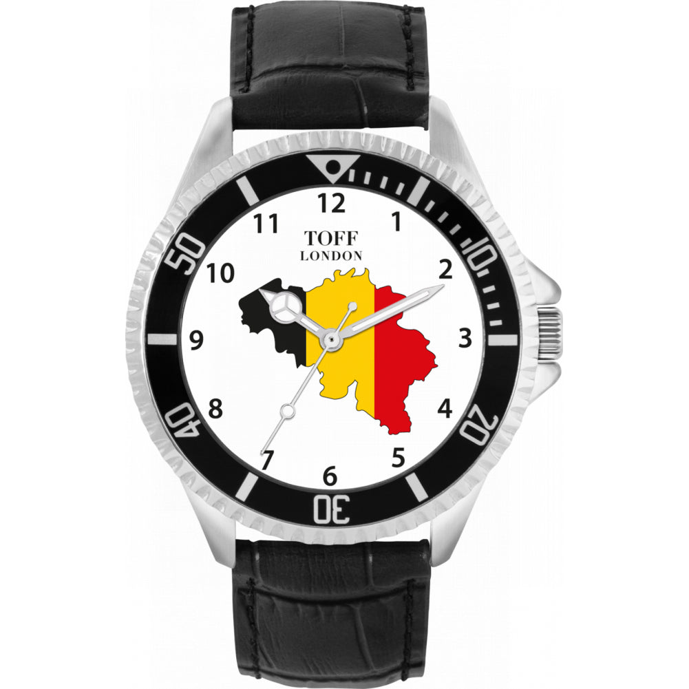 Mens Belgium Flag Watch
