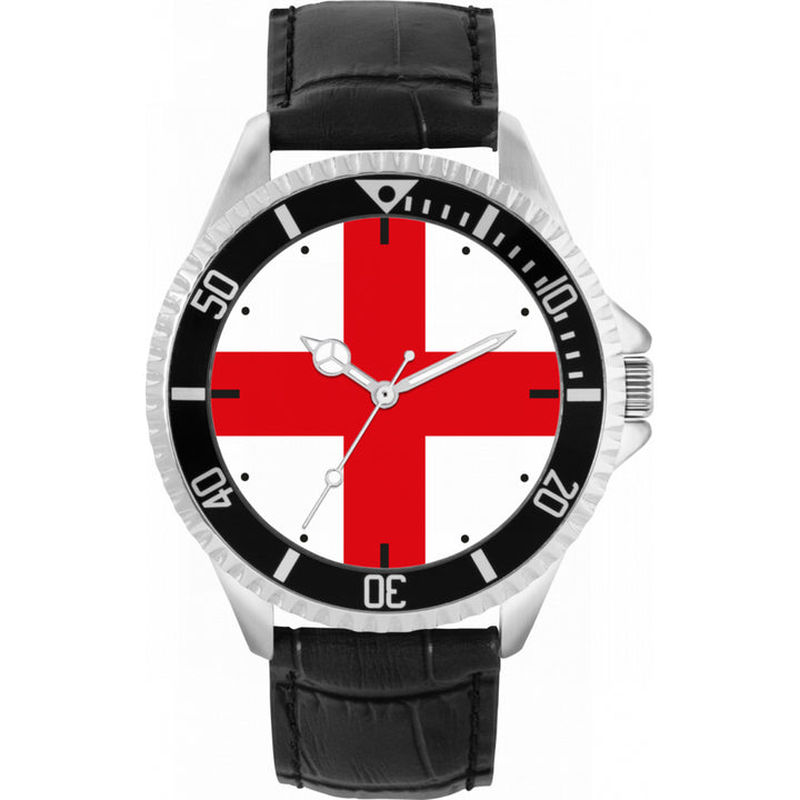 Mens England Flag Watch