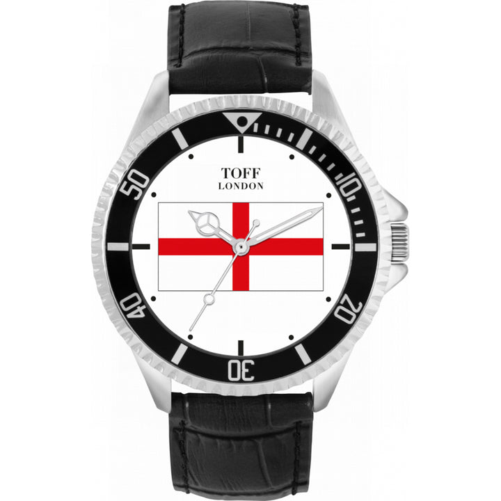 Mens England Flag Watch