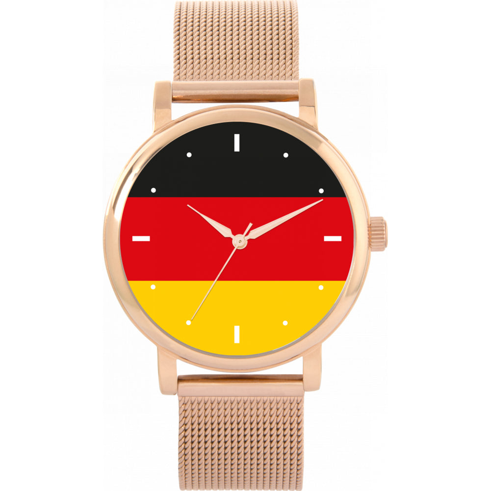 Ladies Germany Flag Watch