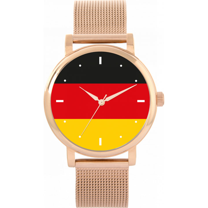 Ladies Germany Flag Watch