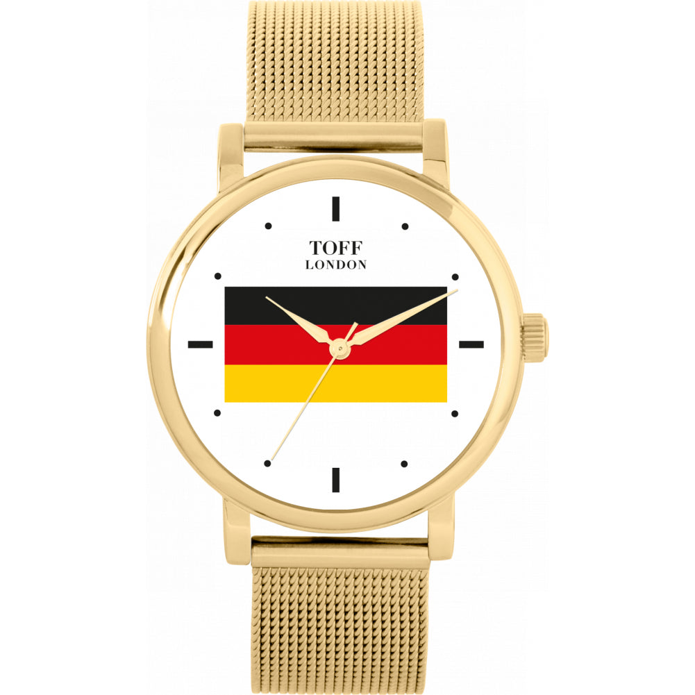 Ladies Germany Flag Watch