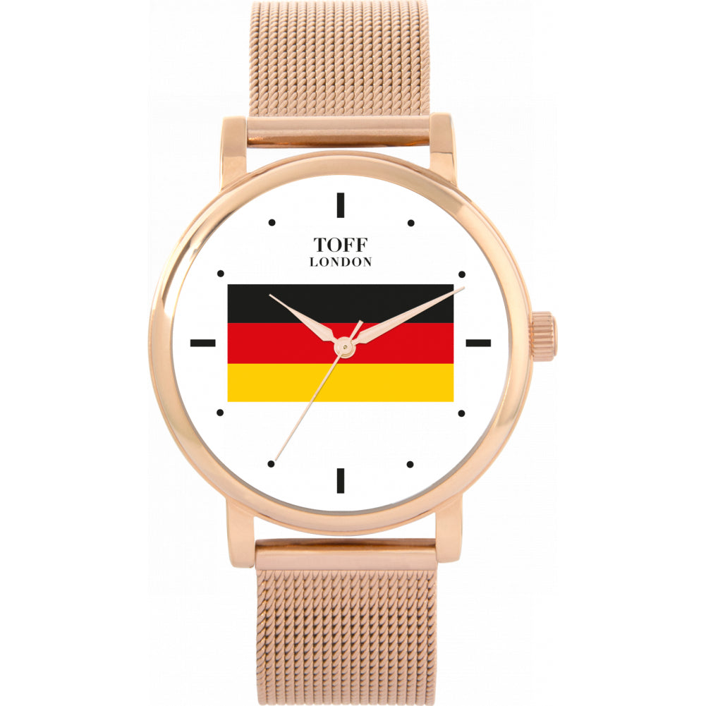 Ladies Germany Flag Watch