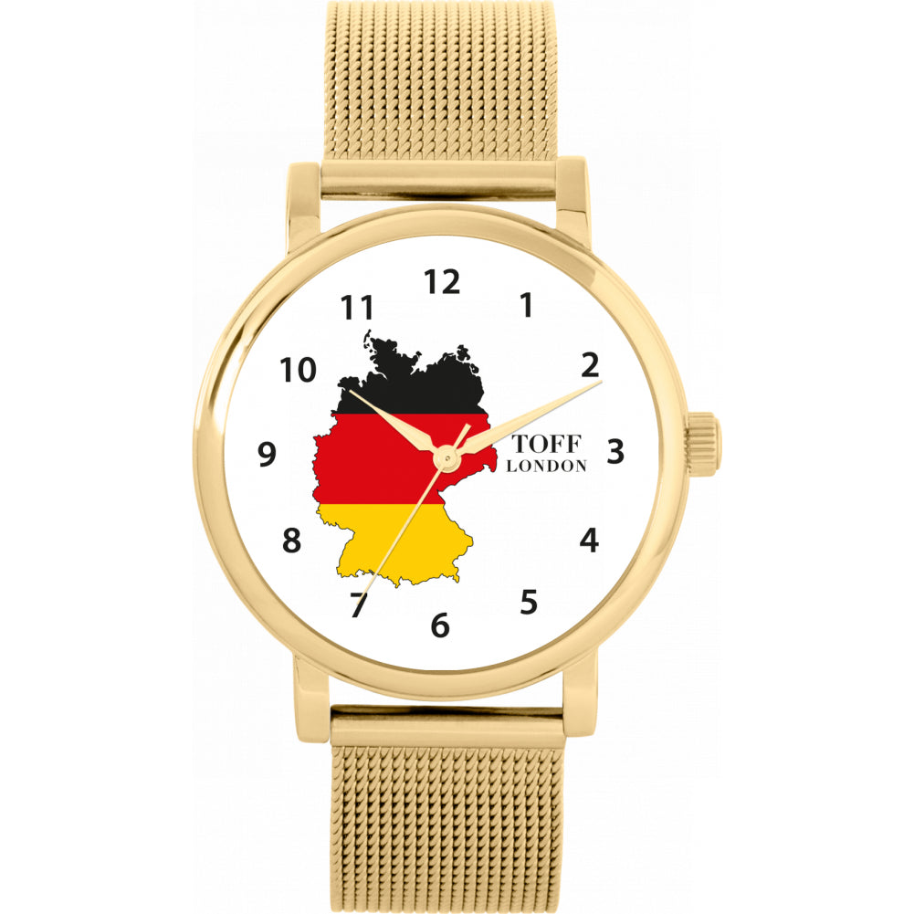 Ladies Germany Flag Watch