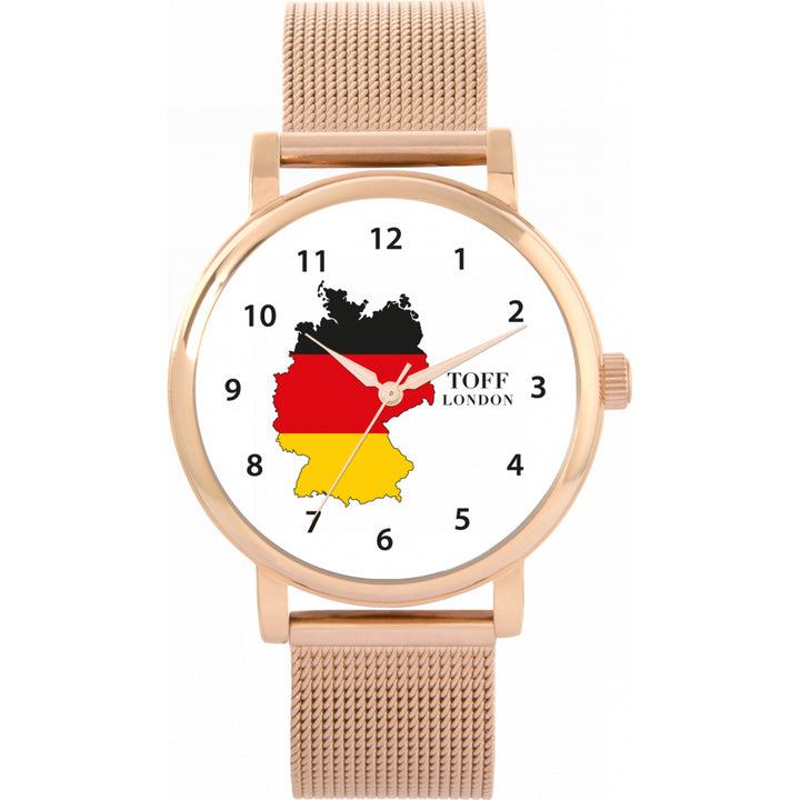 Ladies Germany Flag Watch