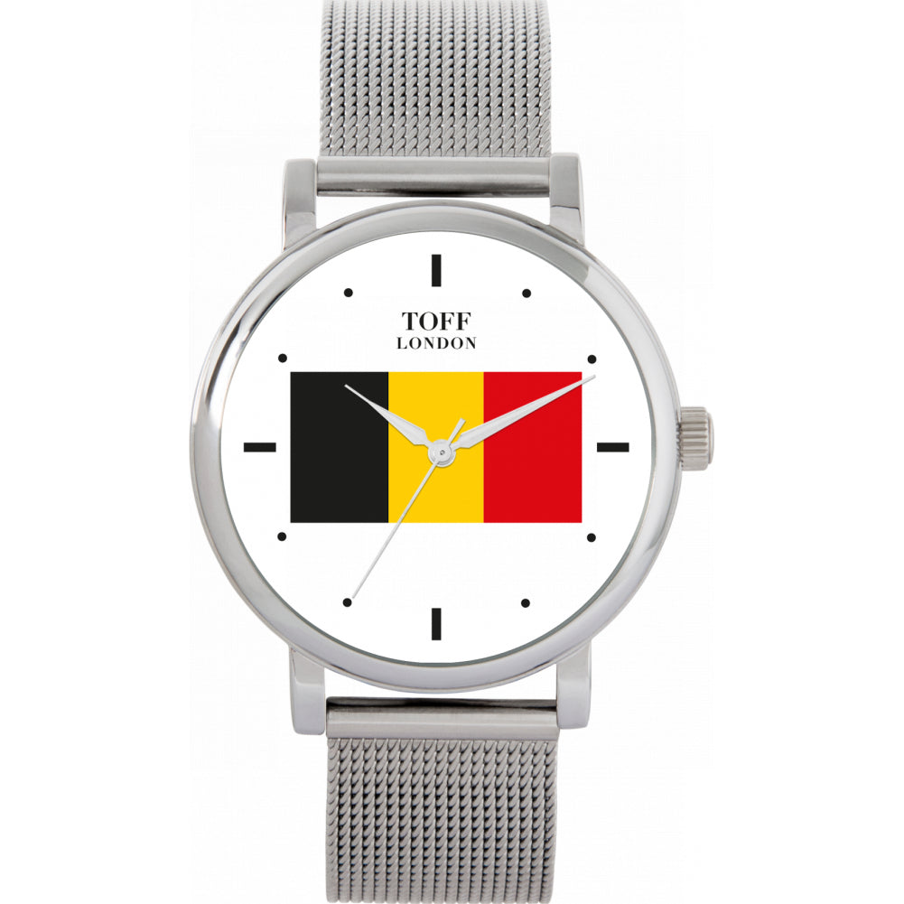 Ladies Belgium Flag Watch