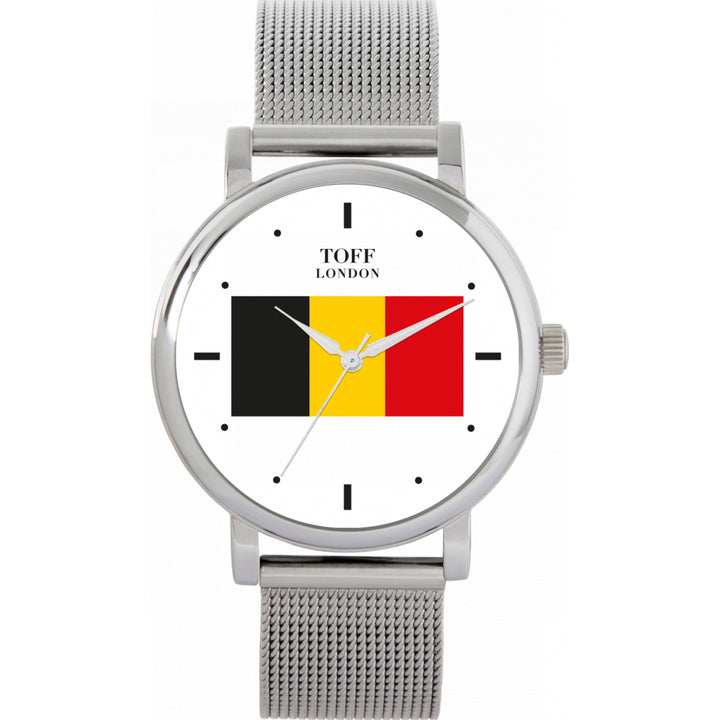 Ladies Belgium Flag Watch