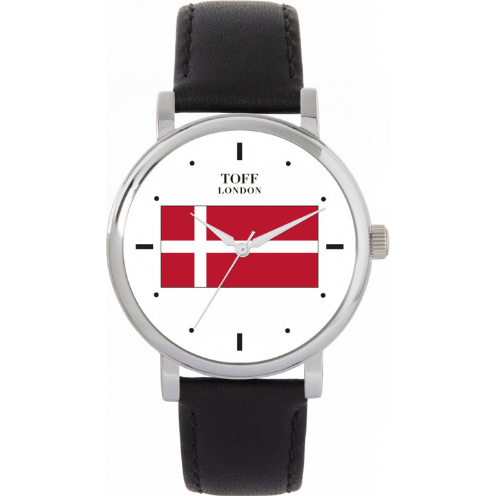 Ladies Denmark Flag Watch
