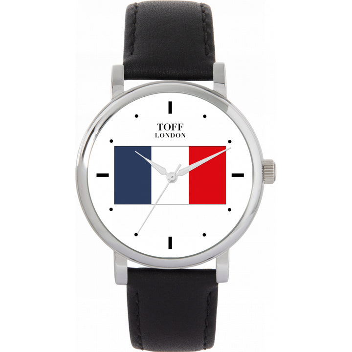 Ladies France Flag Watch