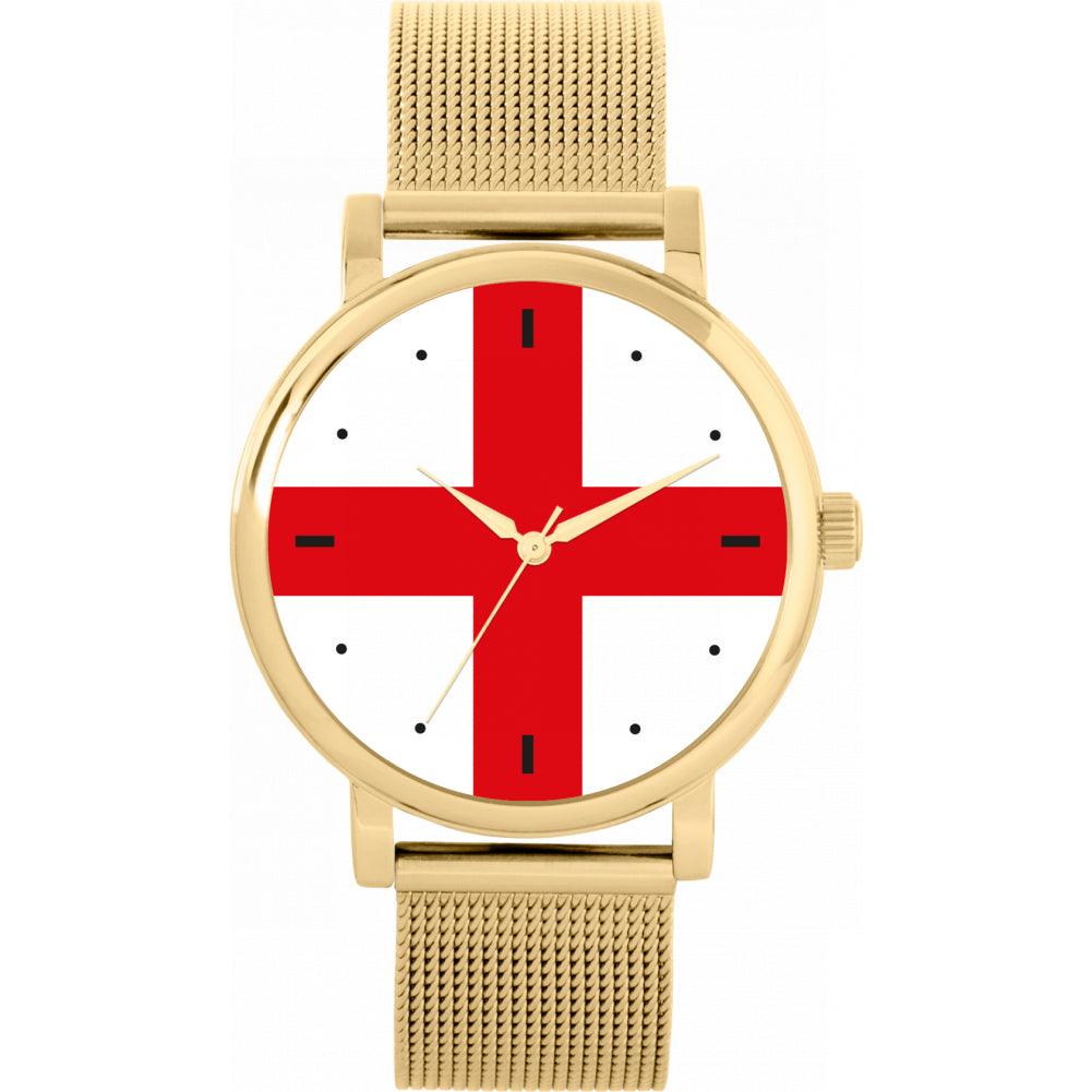 Ladies England Flag Watch