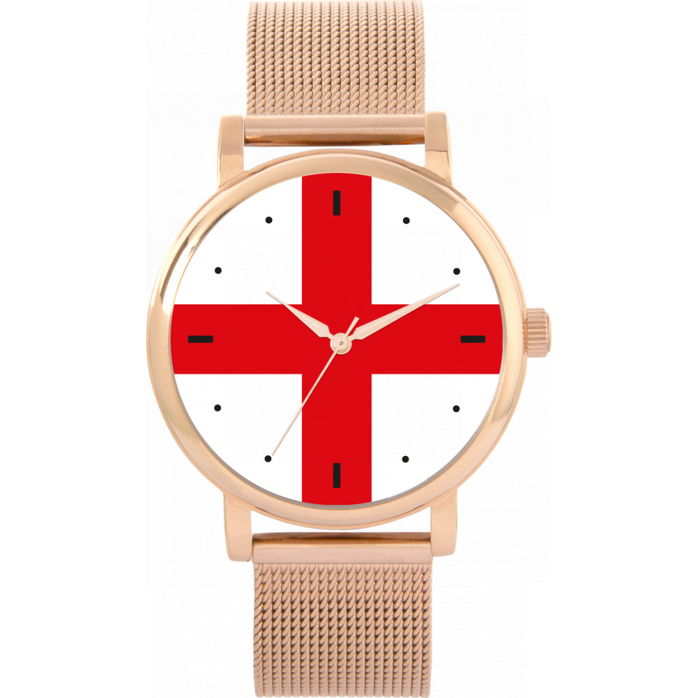 Ladies England Flag Watch