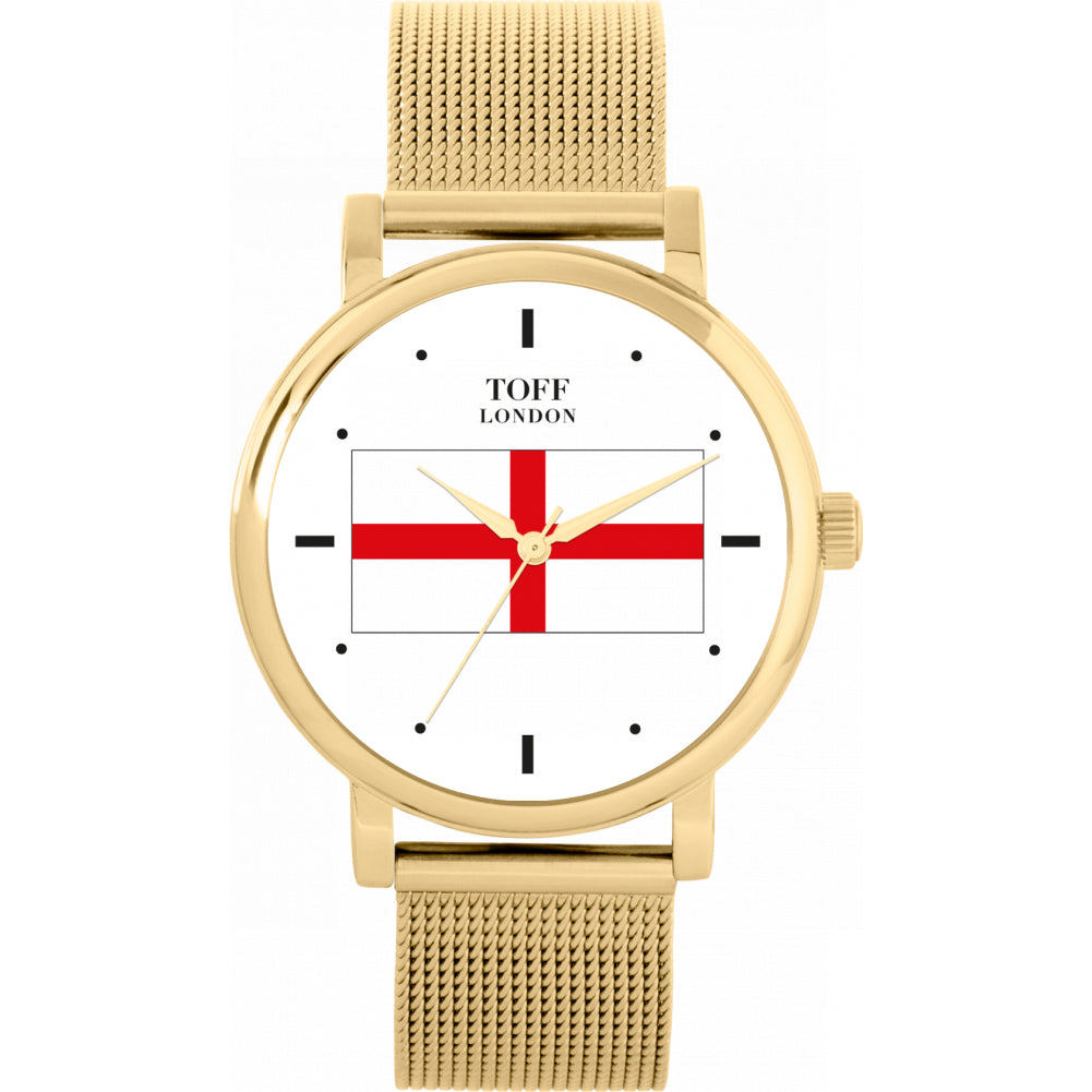 Ladies England Flag Watch