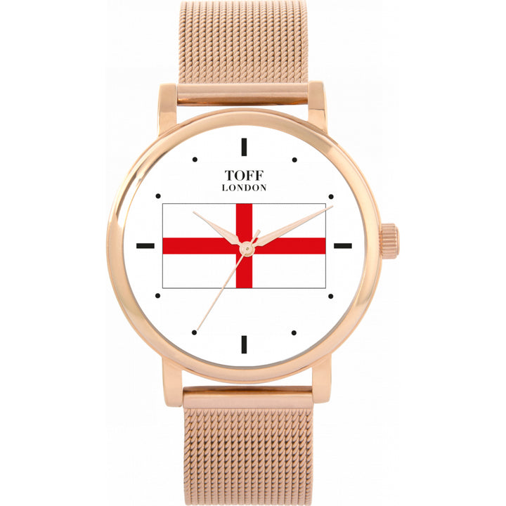 Ladies England Flag Watch