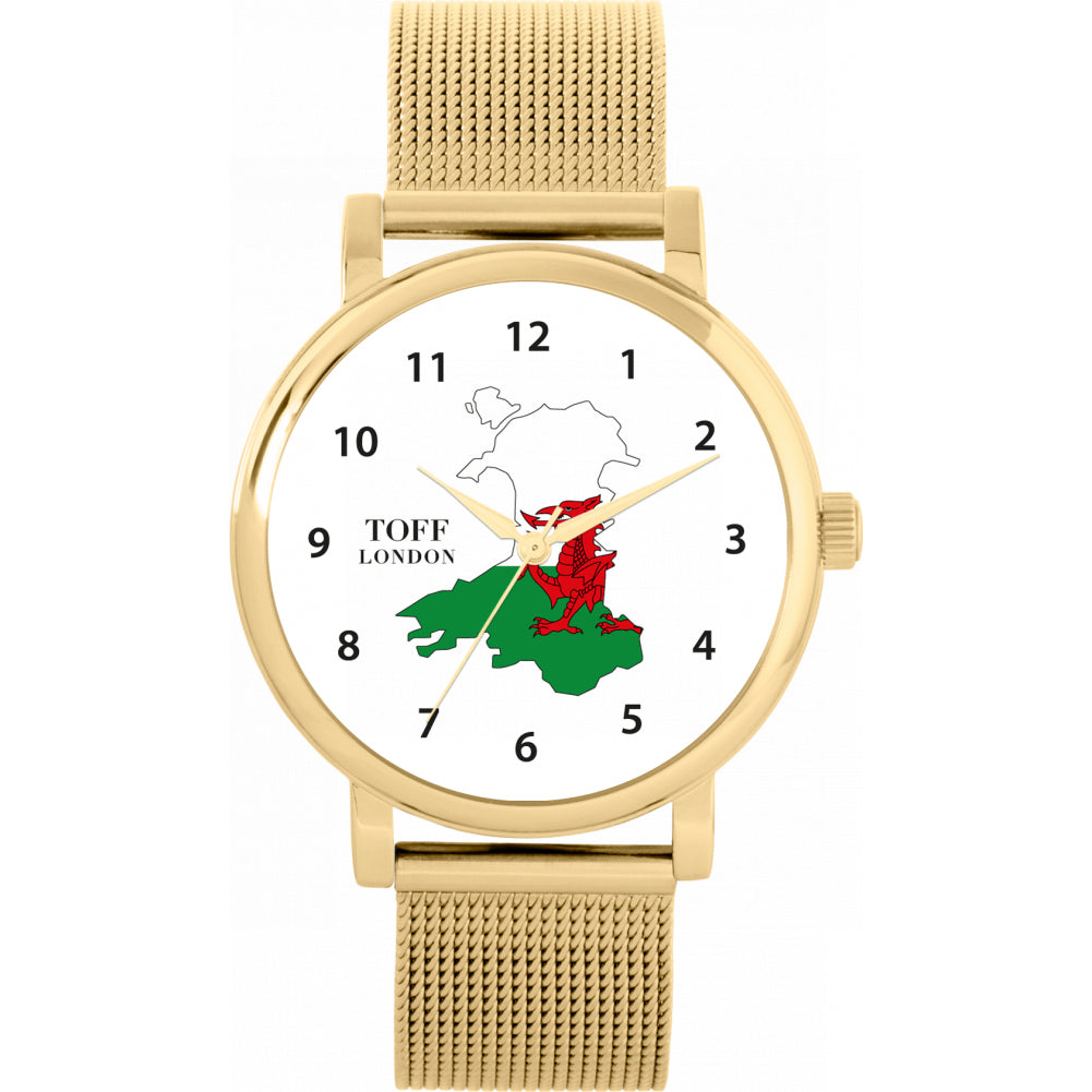 Ladies Wales Flag Watch
