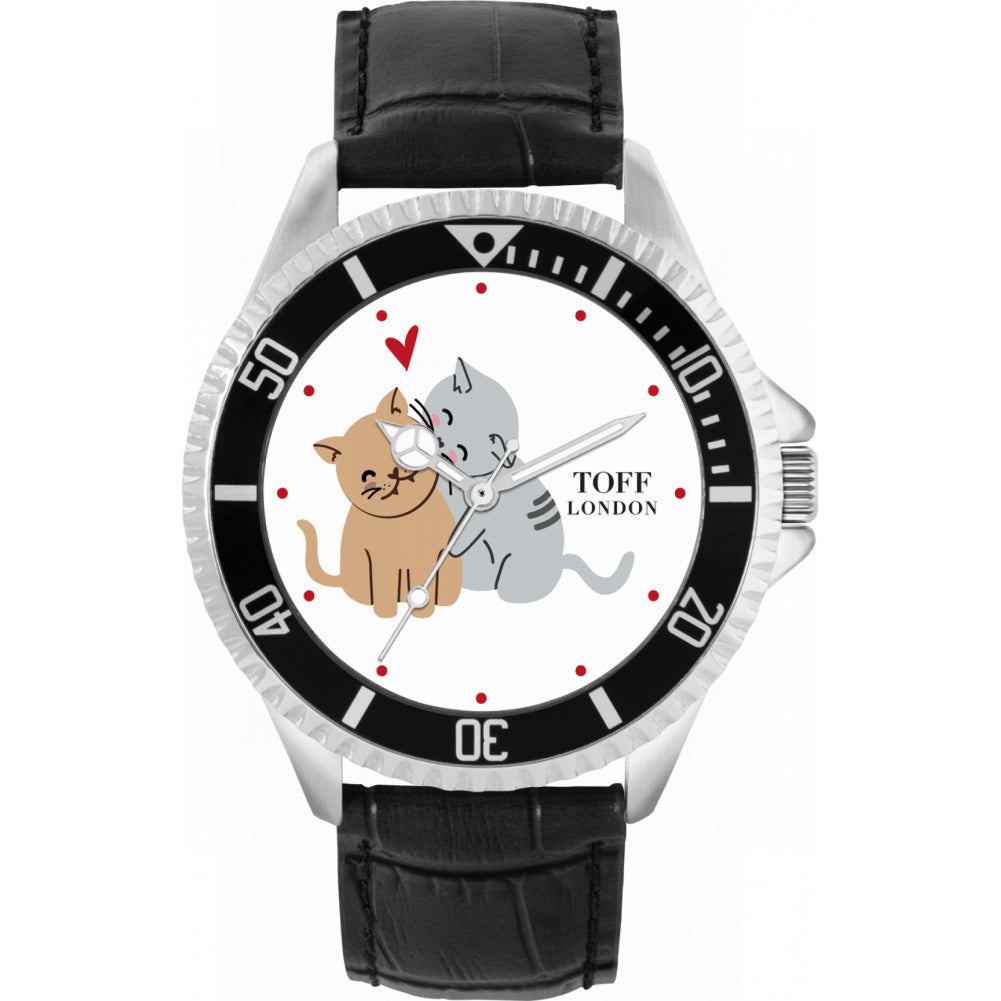 Mens Novelty Cats Watch