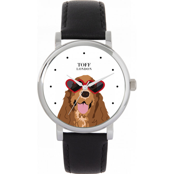 Ladies Novelty Cocker Spaniel Dog Watch