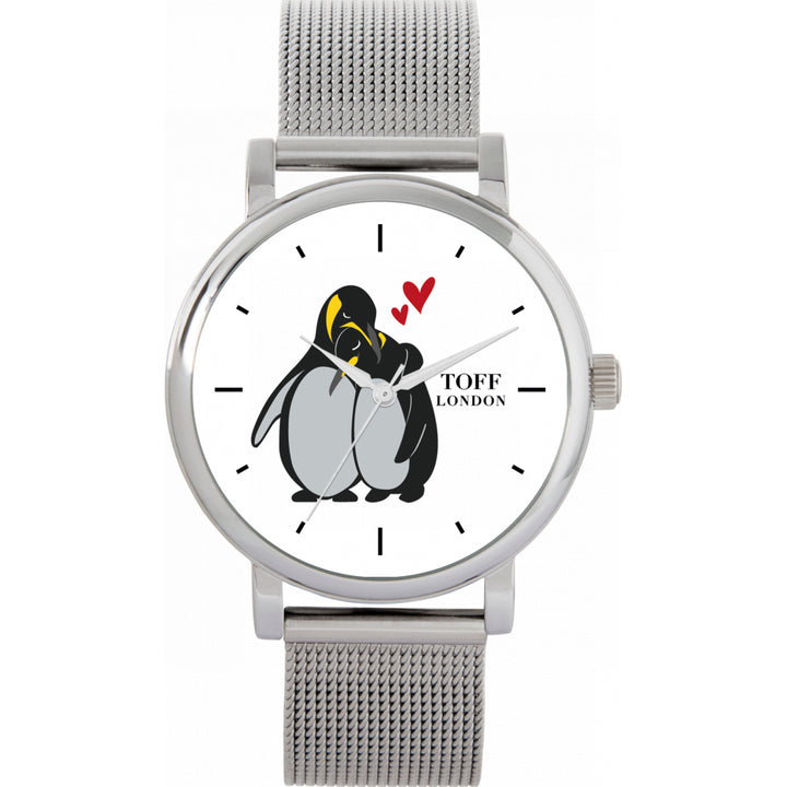 Ladies Penguins Hugging Watch