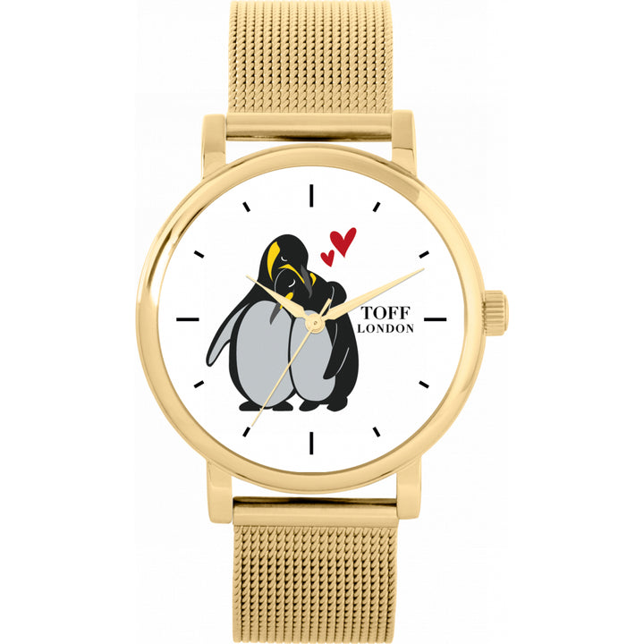 Ladies Penguins Hugging Watch