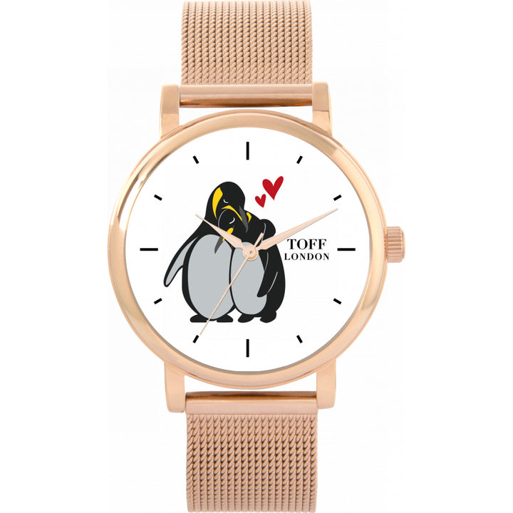 Ladies Penguins Hugging Watch