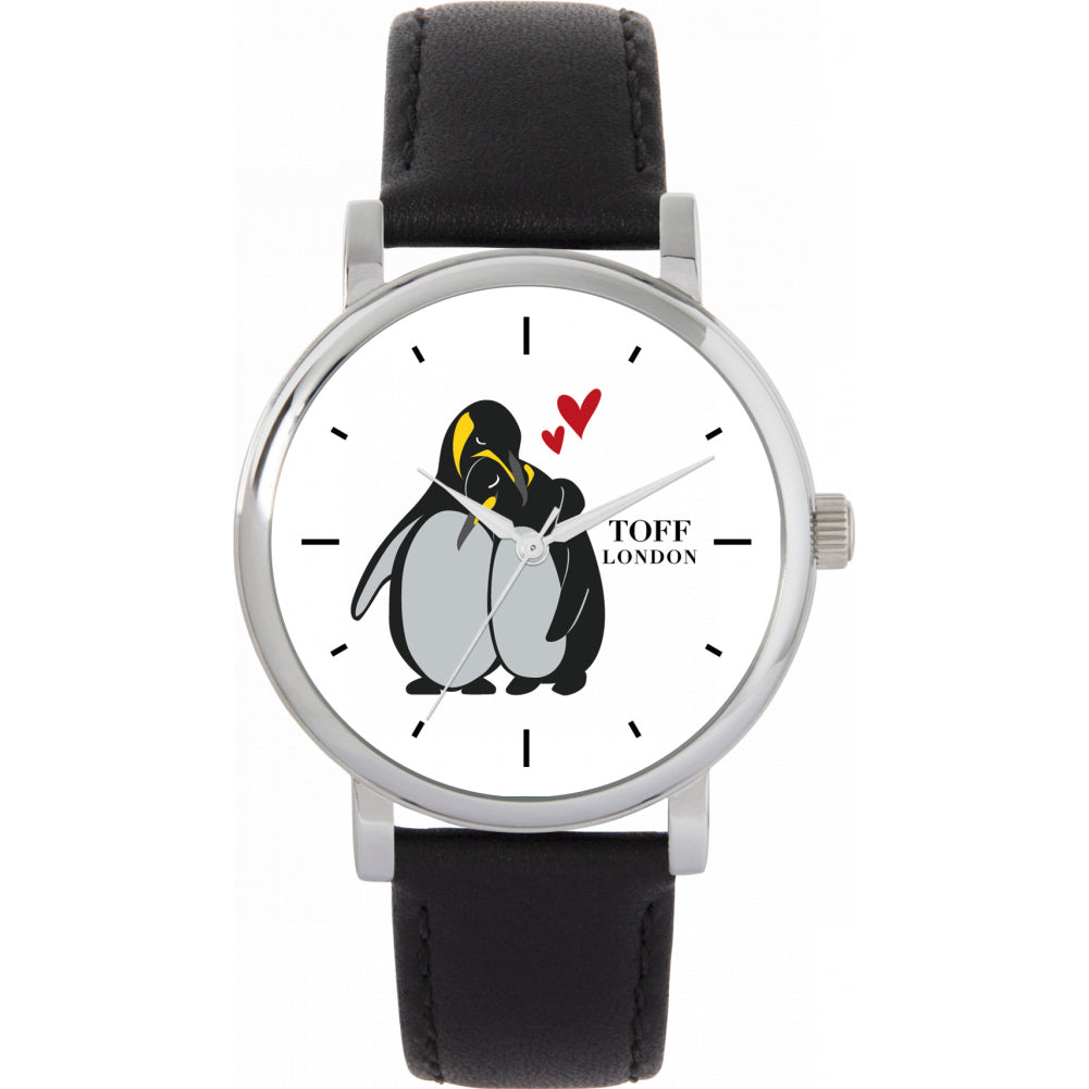 Ladies Penguins Hugging Watch