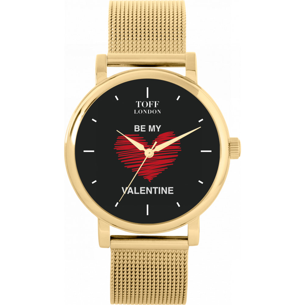 Ladies With Red Heart Be My Valentine Watch