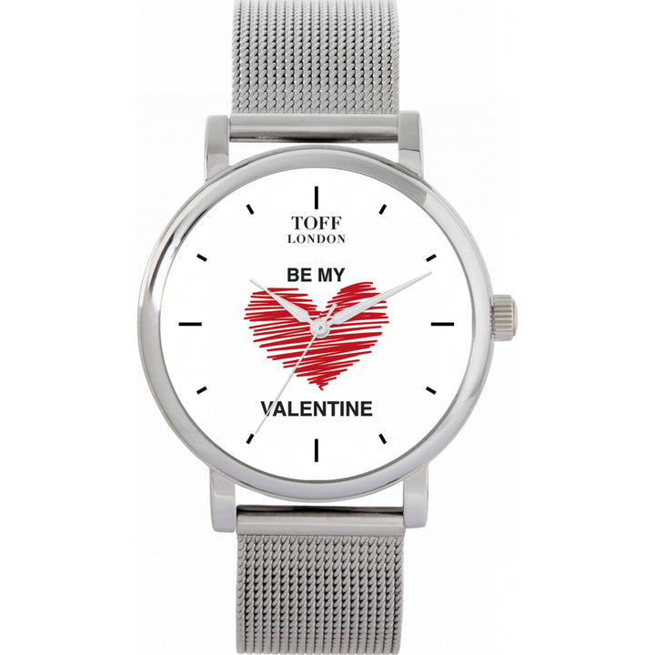 Ladies With Red Heart Be My Valentine Watch