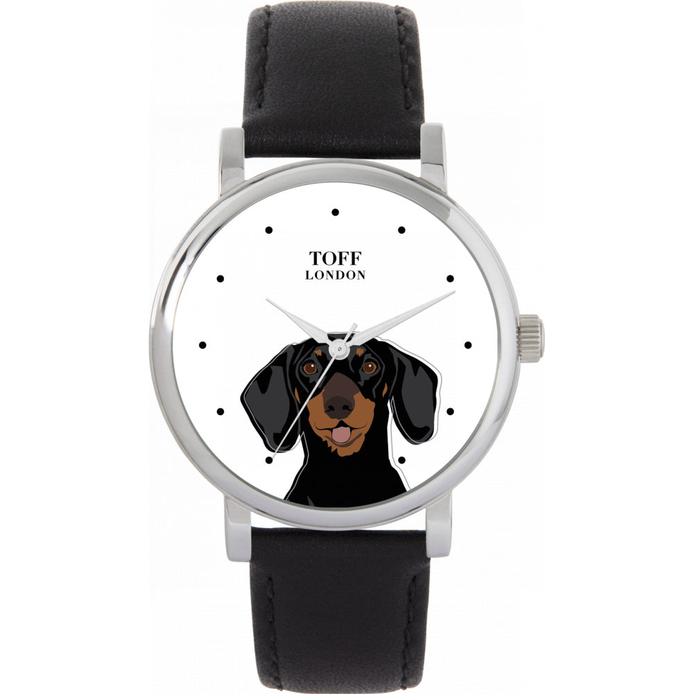 Dachshund Dog Head Watch