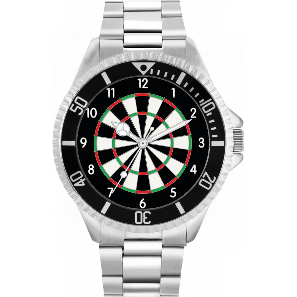 Mens Dartboard Numerals Watch