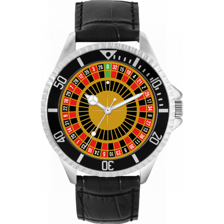 Mens Roulette Wheel Watch
