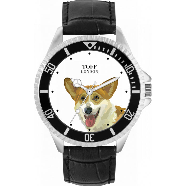 Mens Welsh Corgi Dog Watch