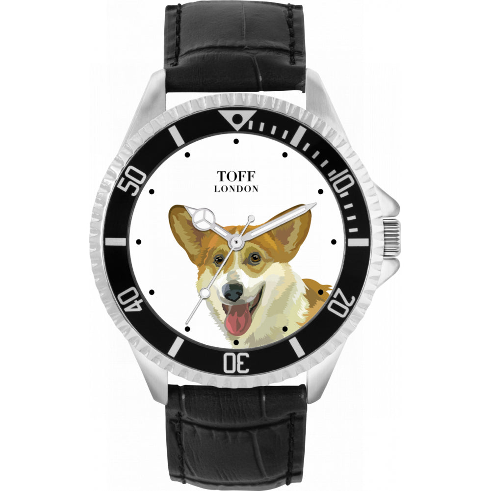 Mens Welsh Corgi Dog Watch