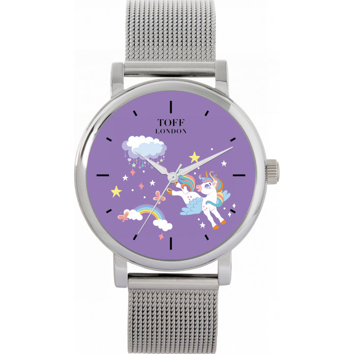 Ladies Unicorn Rainbow Cloud Watch