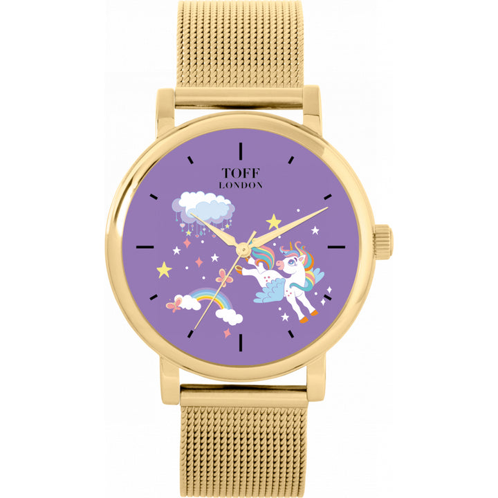 Ladies Unicorn Rainbow Cloud Watch