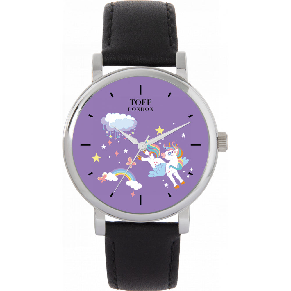 Ladies Unicorn Rainbow Cloud Watch