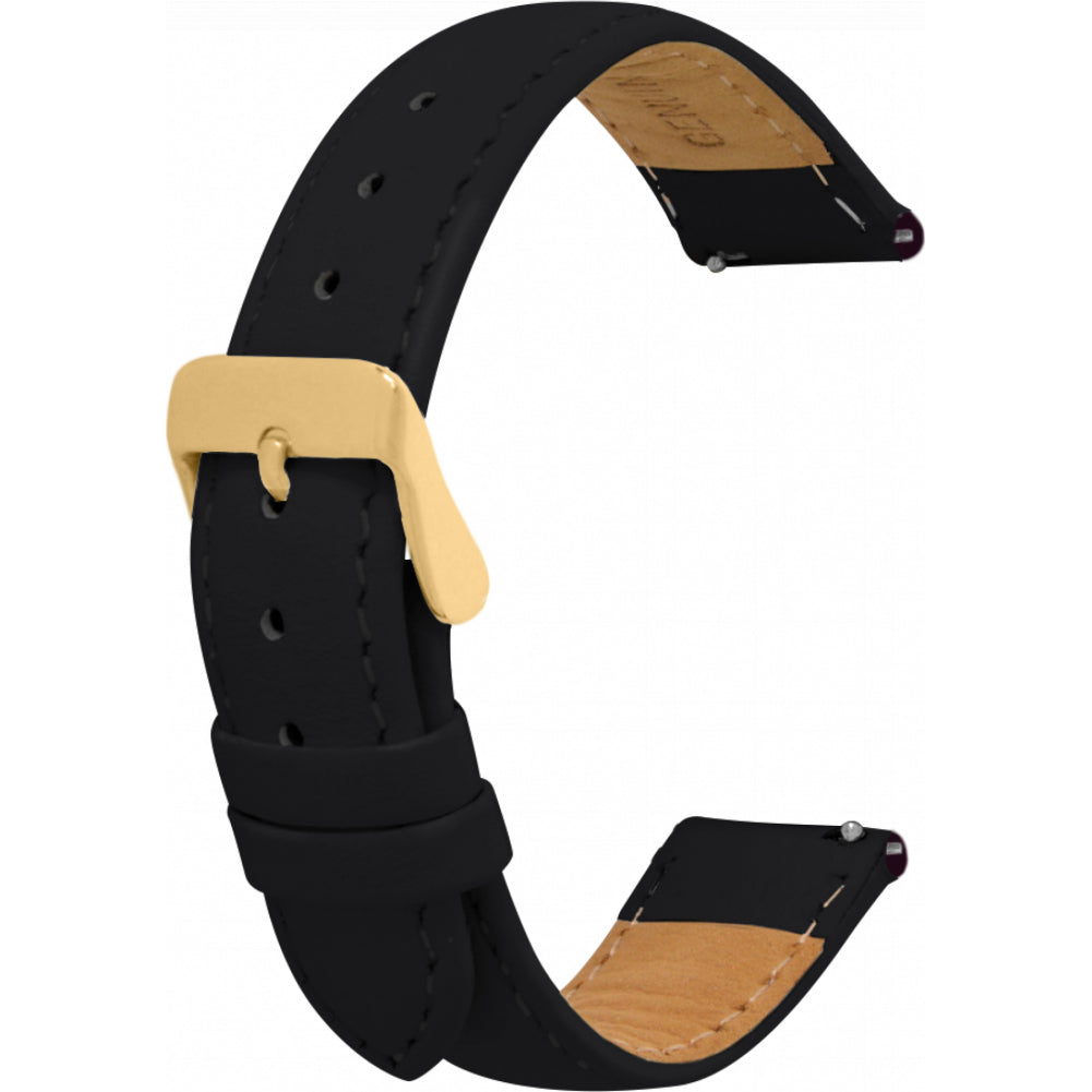 Leather Strap with Gold Buckle