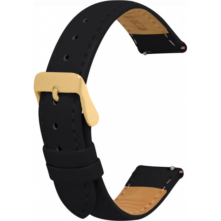 Leather Strap with Gold Buckle