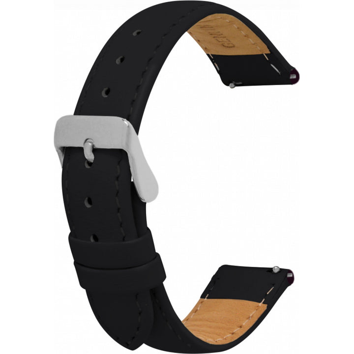 Leather Strap with Silver Buckle